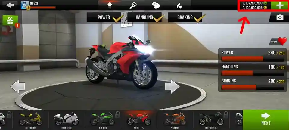 Traffic Rider MOD APK Game Currency